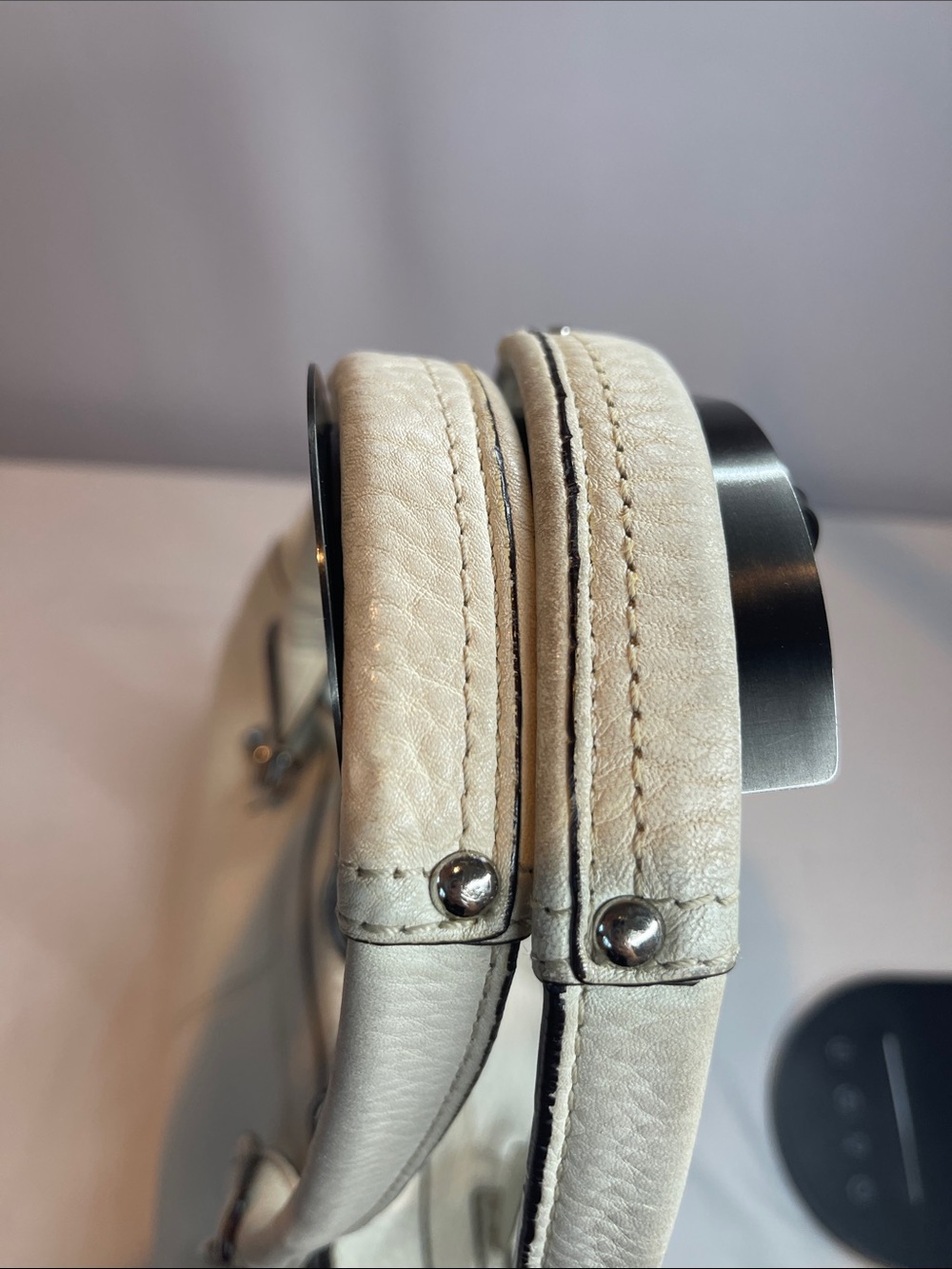 Coach G1085-F14686 Penelope Crème Pebbled Leather Tote/Shoulder Bag Ivory Cream - Picture 5 of 14